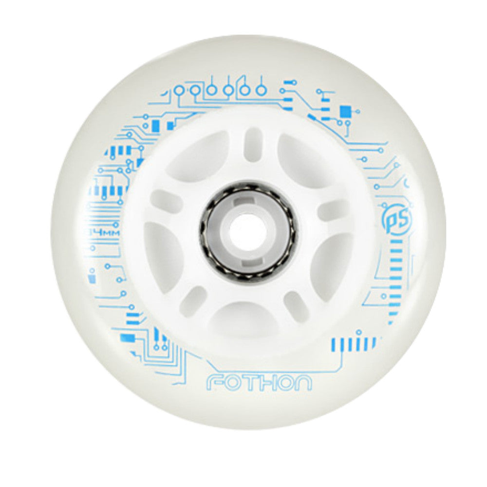 Powerslide Fothon LED 72mm Light Up Inline Skate Wheels - 4 pack