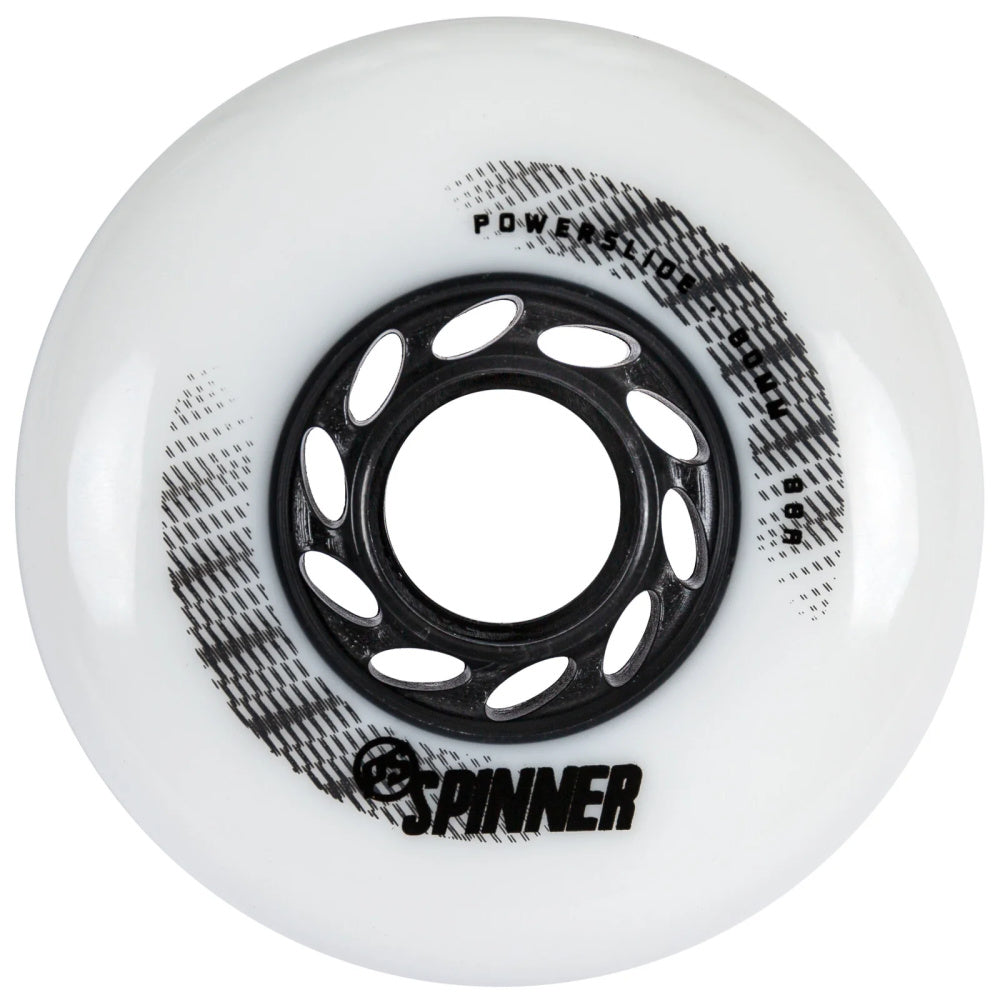 Powerslide Spinner Wheel 80mm/88a - 4 pack - BLACK HUB — TryFitCore