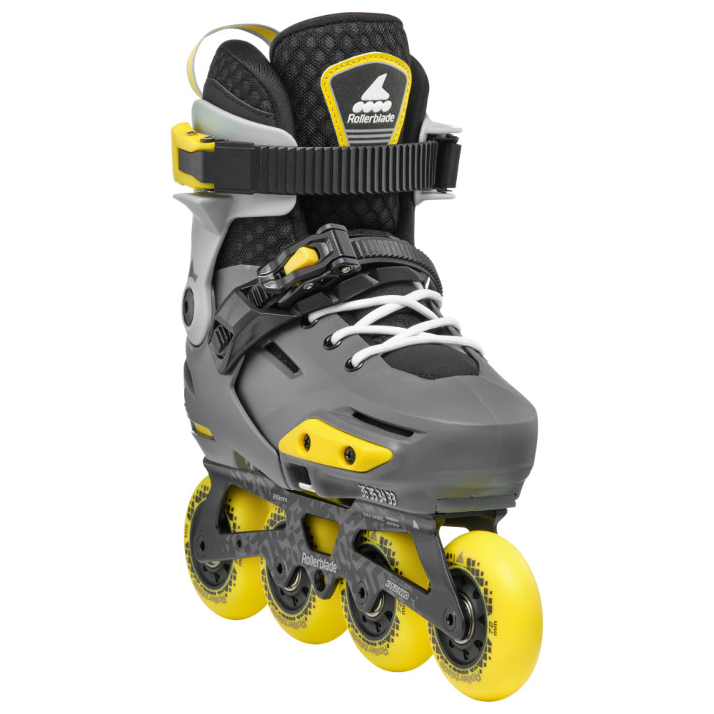 Rollerblade Apex Boys Adjustable Inline Skate - Charcoal/Yellow