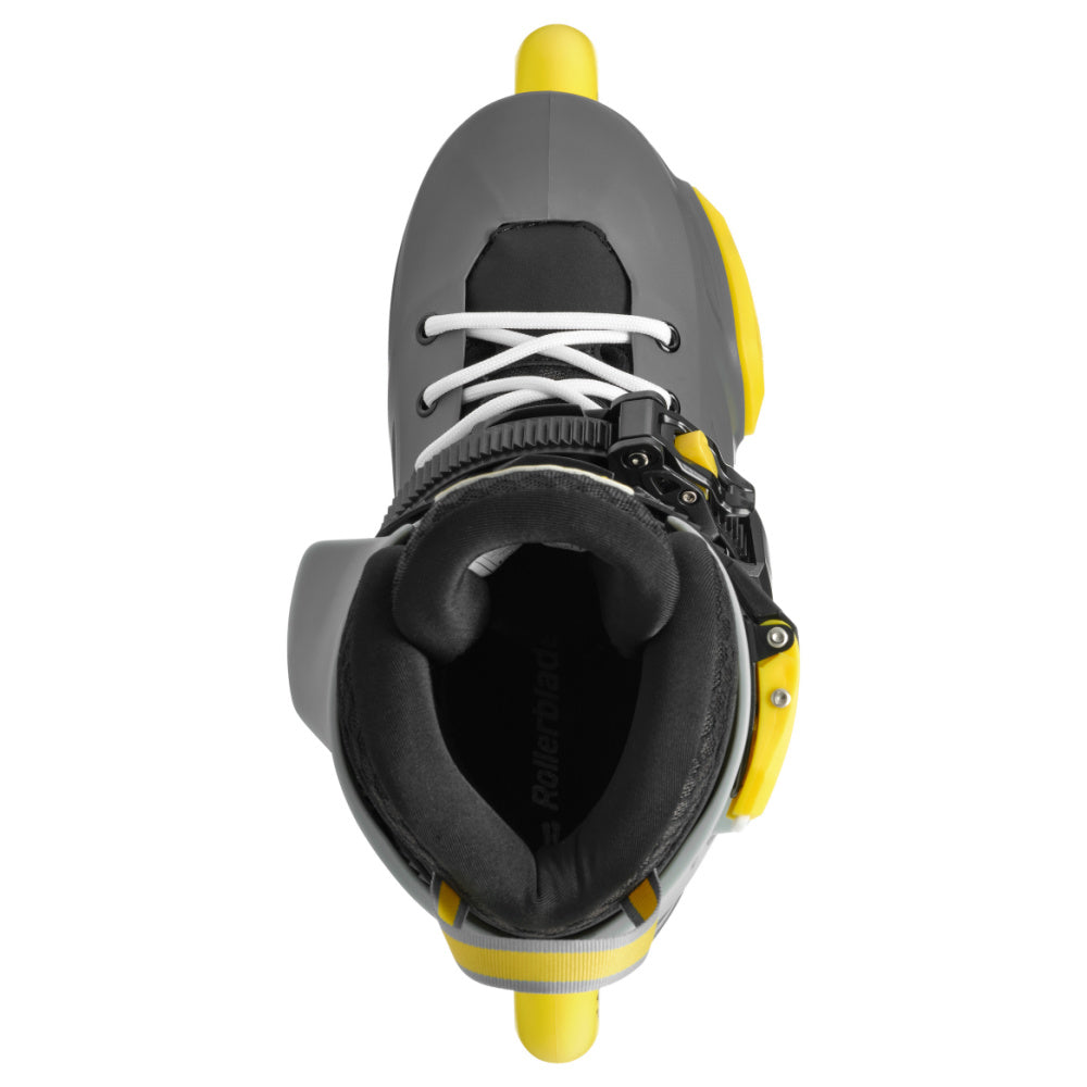 Rollerblade Apex Boys Adjustable Inline Skate - Charcoal/Yellow