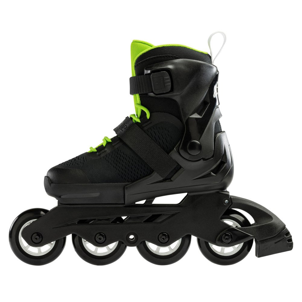 Rollerblade Microblade Adjustable Skate - Black/Green — TryFitCore