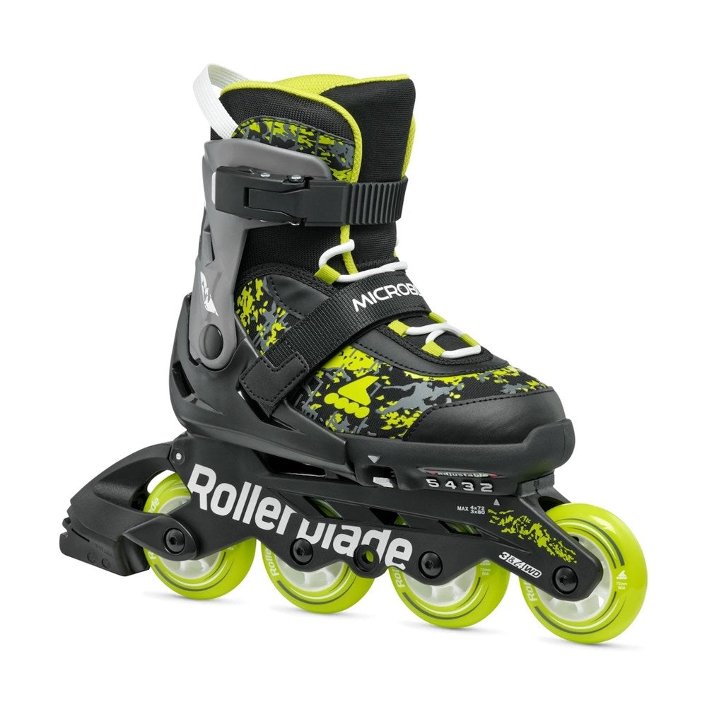 Rollerblade Microblade SL Skate - Black/Lime — TryFitCore