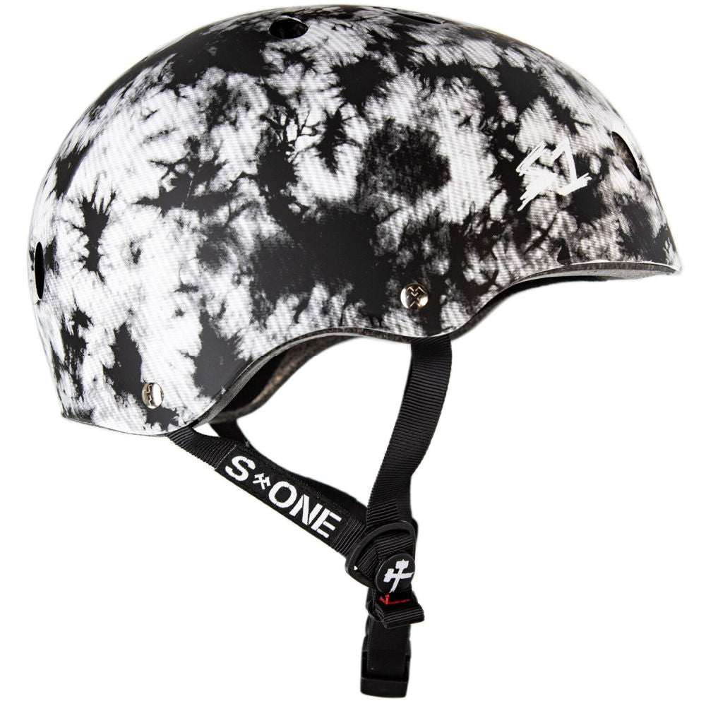 S-One Lifer Helmet - Black and White Tie Dye