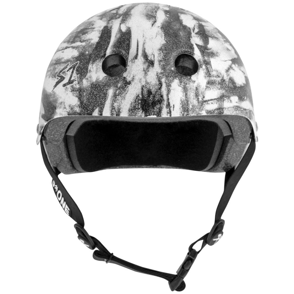 S-One Lifer Helmet - Black/White Glitter Bomba Hache