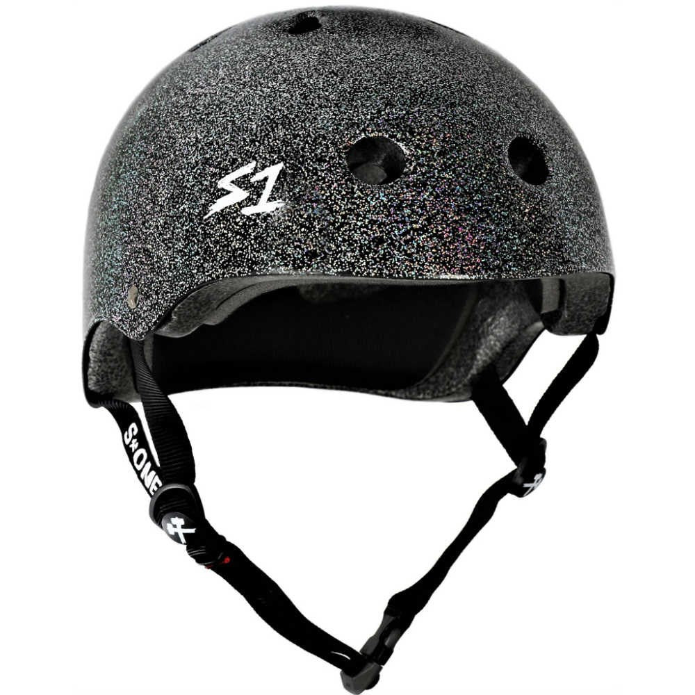 S-One Lifer MEGA Helmet - Black Glitter — TryFitCore