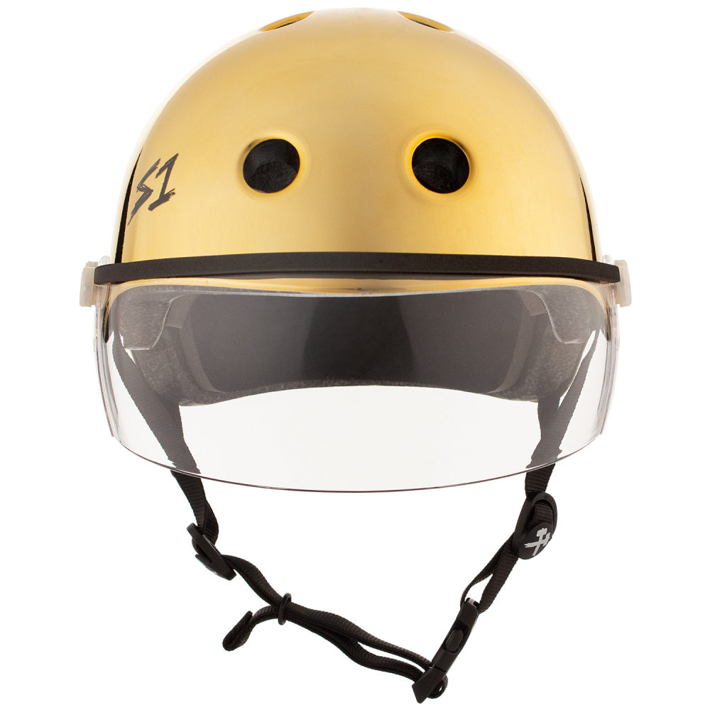 S-One Lifer With Visor - Mirror Gold Helmet
