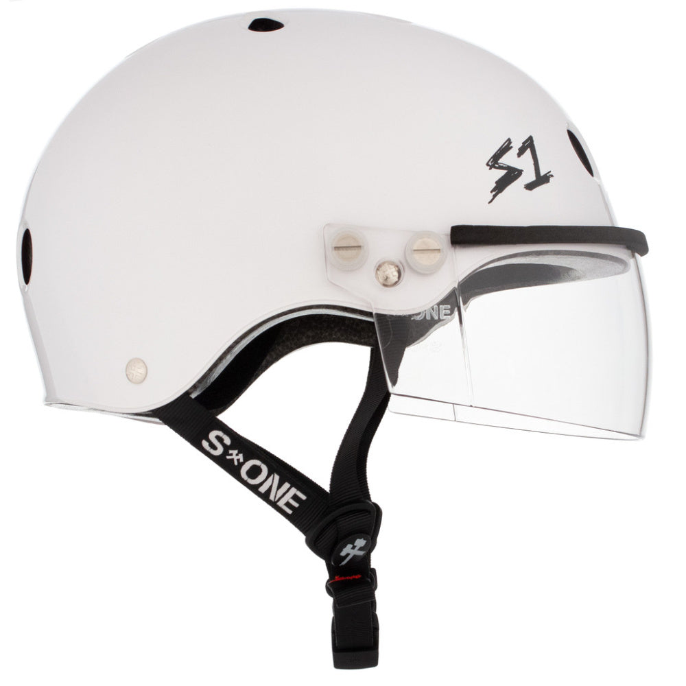 S-One Lifer Visor Helmet - Gloss White