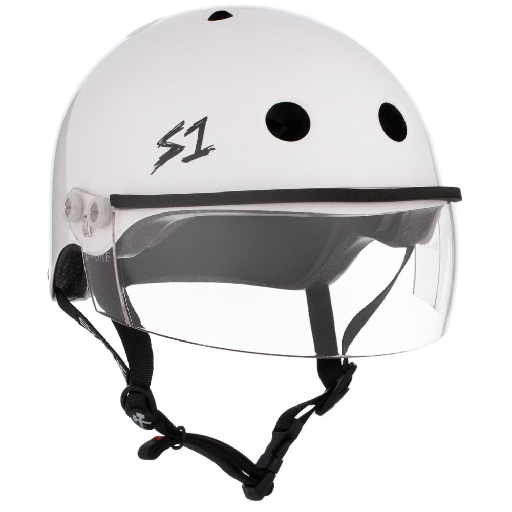 S-One Lifer Visor Helmet - Gloss White — TryFitCore