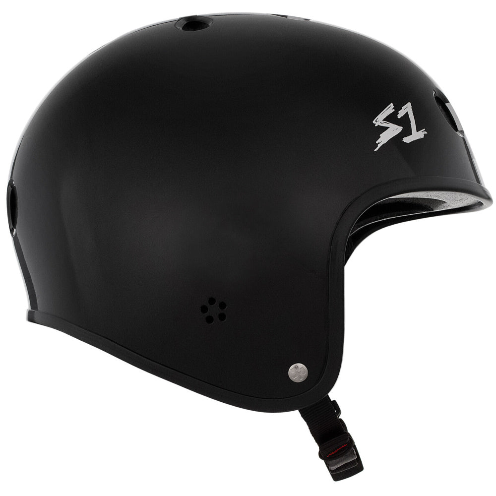 S-One Retro Black and White Checkers Helmet