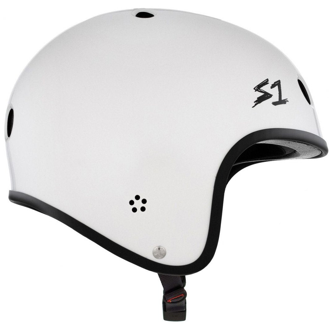 S-One Lifer Retro Helmet - Gloss White