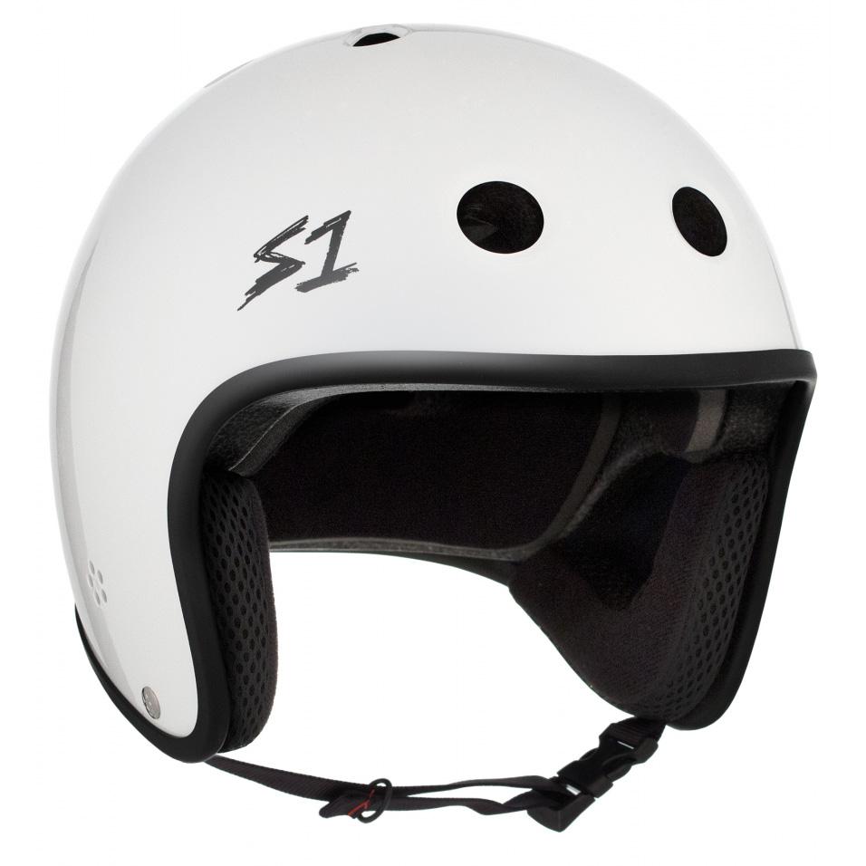 S-One Lifer Retro Helmet - Gloss White — TryFitCore
