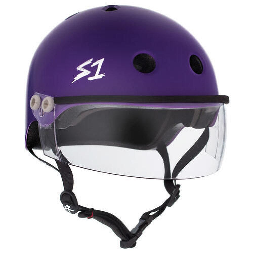 S-One Lifer Visor Helmet - Matte Purple — TryFitCore