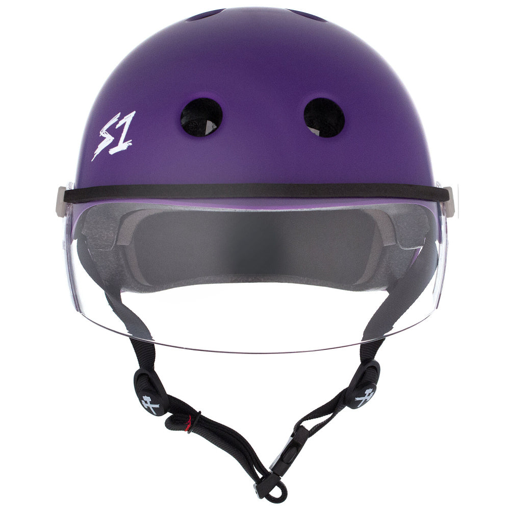 S-One Lifer Visor Helmet - Matte Purple