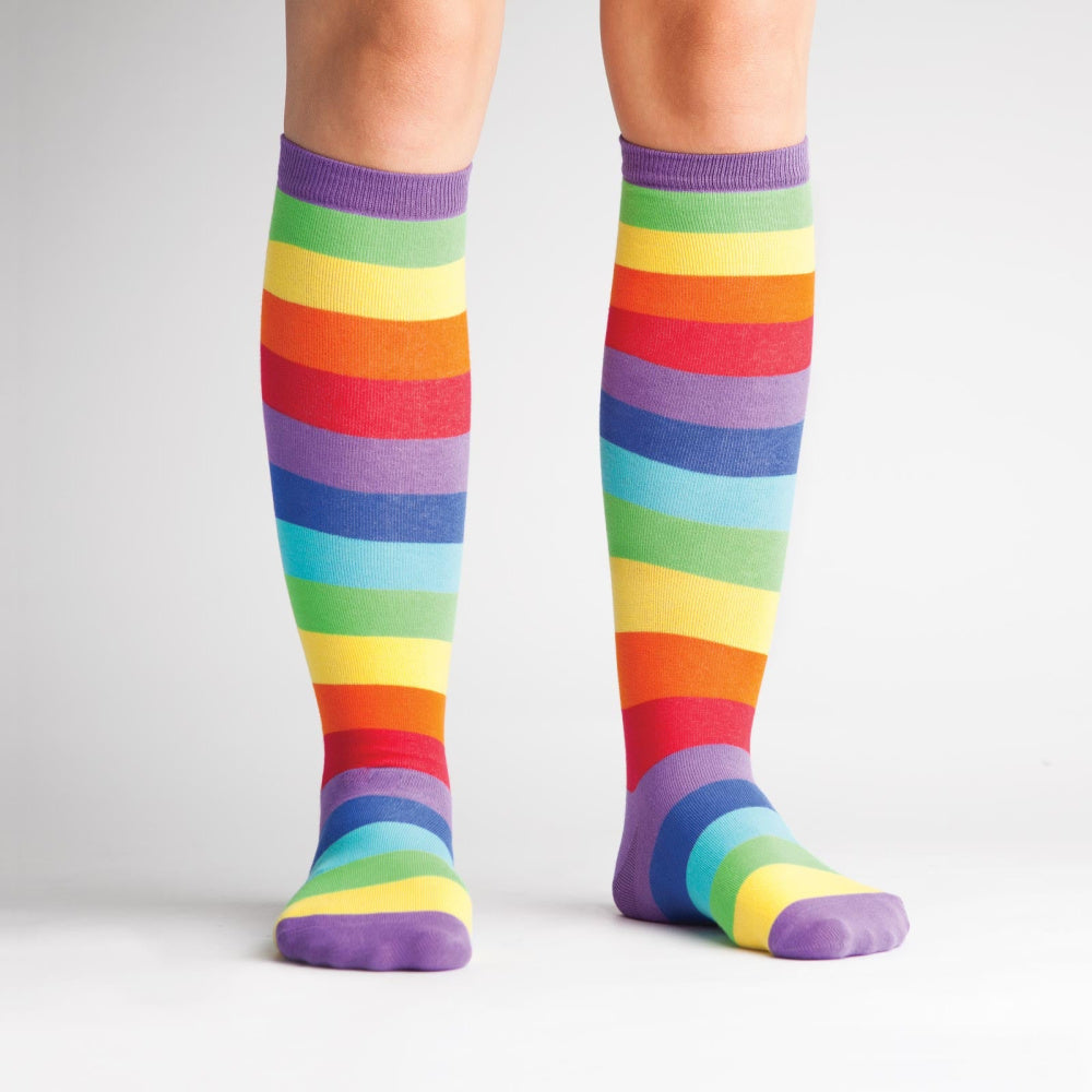 Sock It To Me Stretch Knee High Socks - Super Juicy