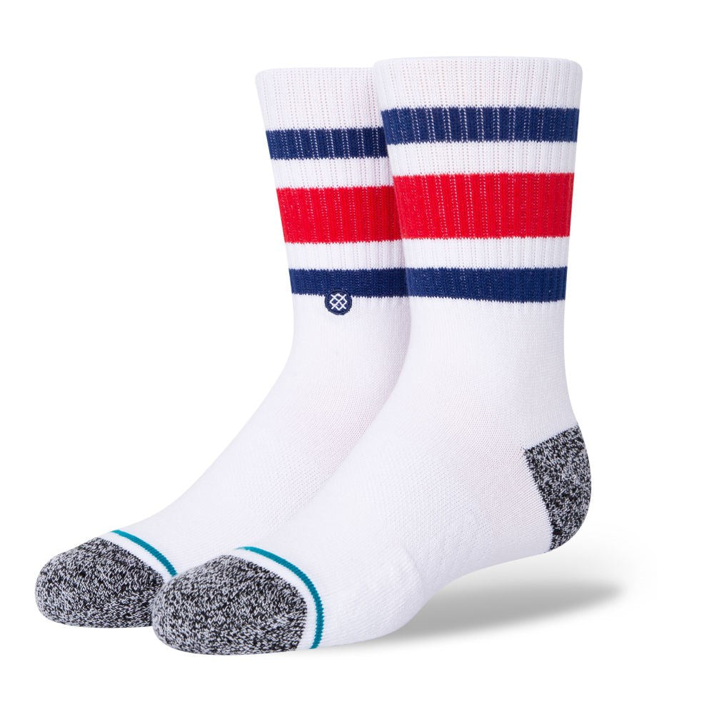 Stance Boyd St Kids Socks - White — TryFitCore