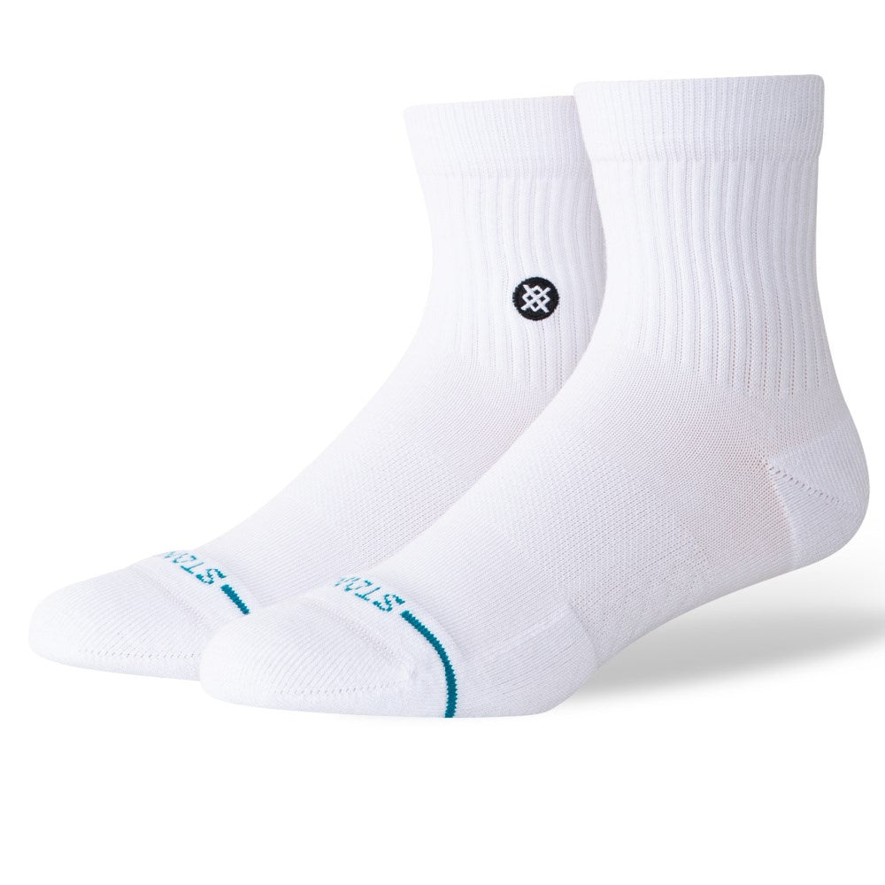 Stance Icon 3- Pack 3/4 Socks - White — TryFitCore
