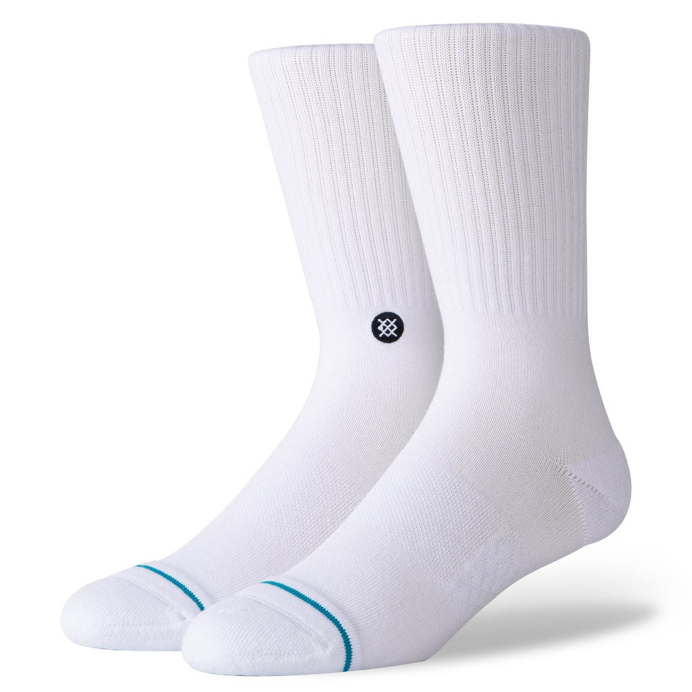 Stance Icon 3- Pack Socks - White — TryFitCore