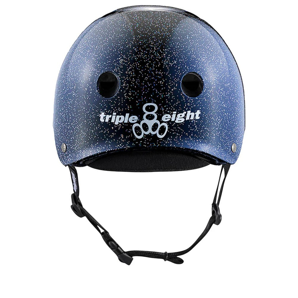 Triple 8 Deep Cover Helmet - Black Glitter