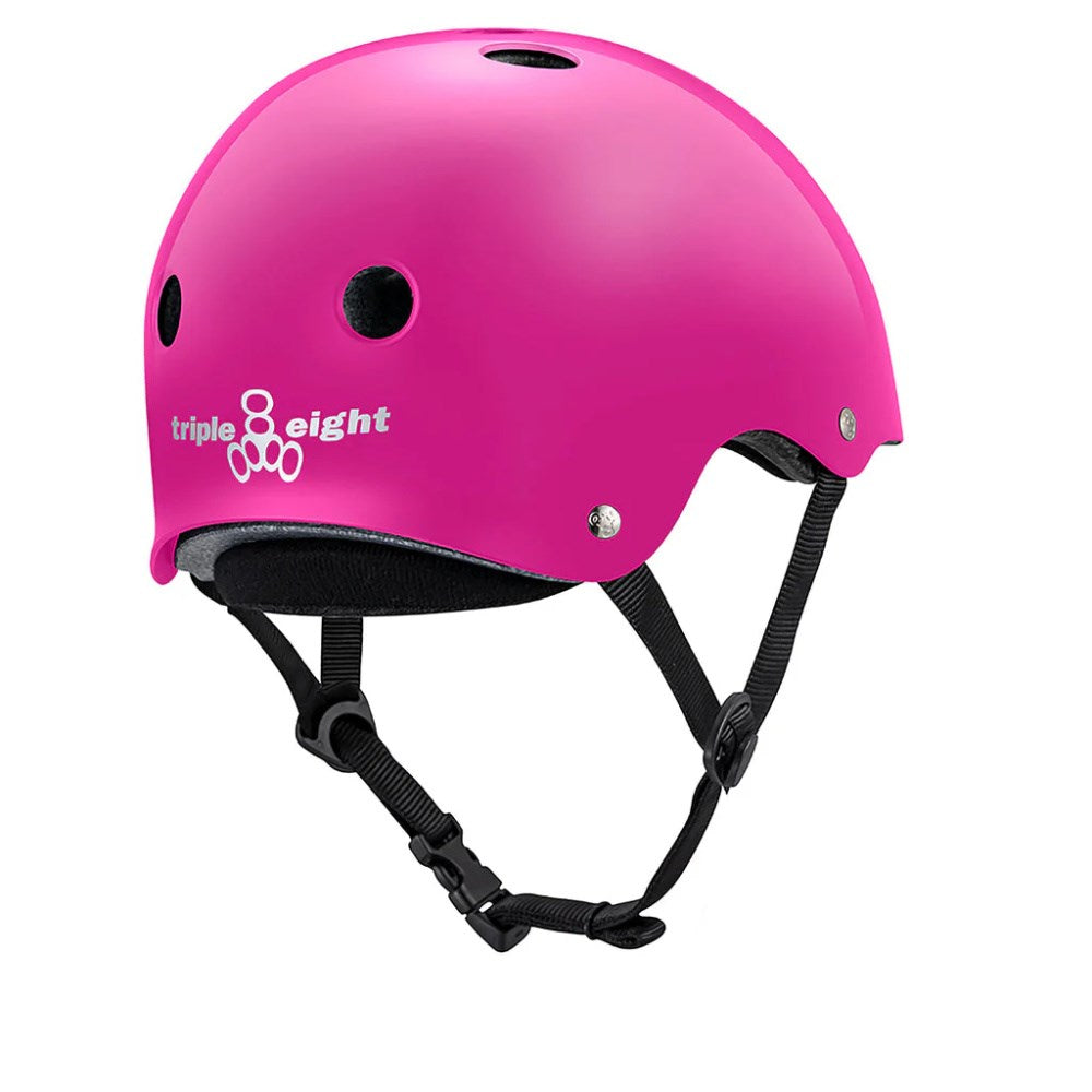 Triple 8 Deep Cover Helmet - Pink Gloss