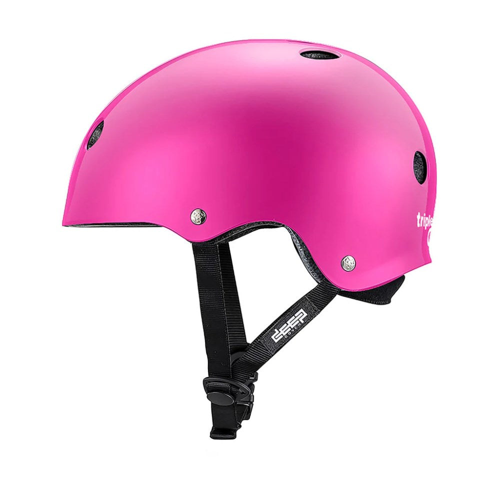 Triple 8 Deep Cover Helmet - Pink Gloss