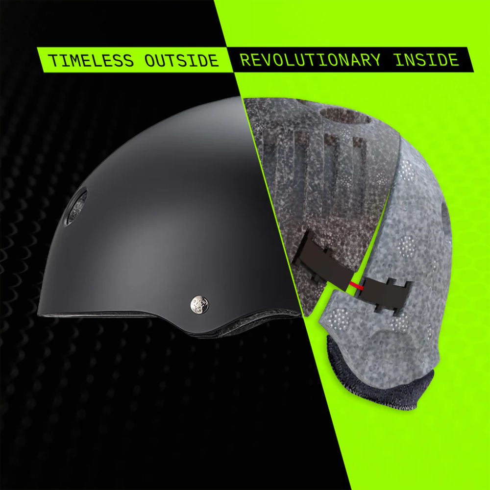 Triple 8 Deep Cover Helmet - Grey Matte — TryFitCore