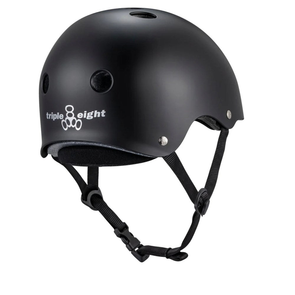 Triple 8 Deep Cover Helmet - Black Matte