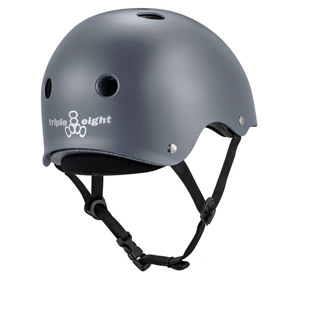 Triple 8 Deep Cover Helmet - Grey Matte