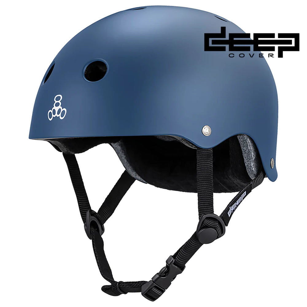Triple 8 Deep Cover Helmet - Navy Matte — TryFitCore