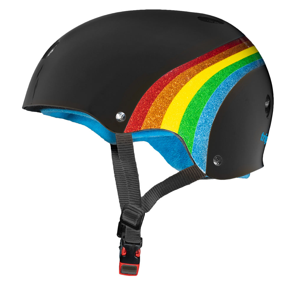 Triple 8 THE Certified Sweat Saver Helmet - Rainbow