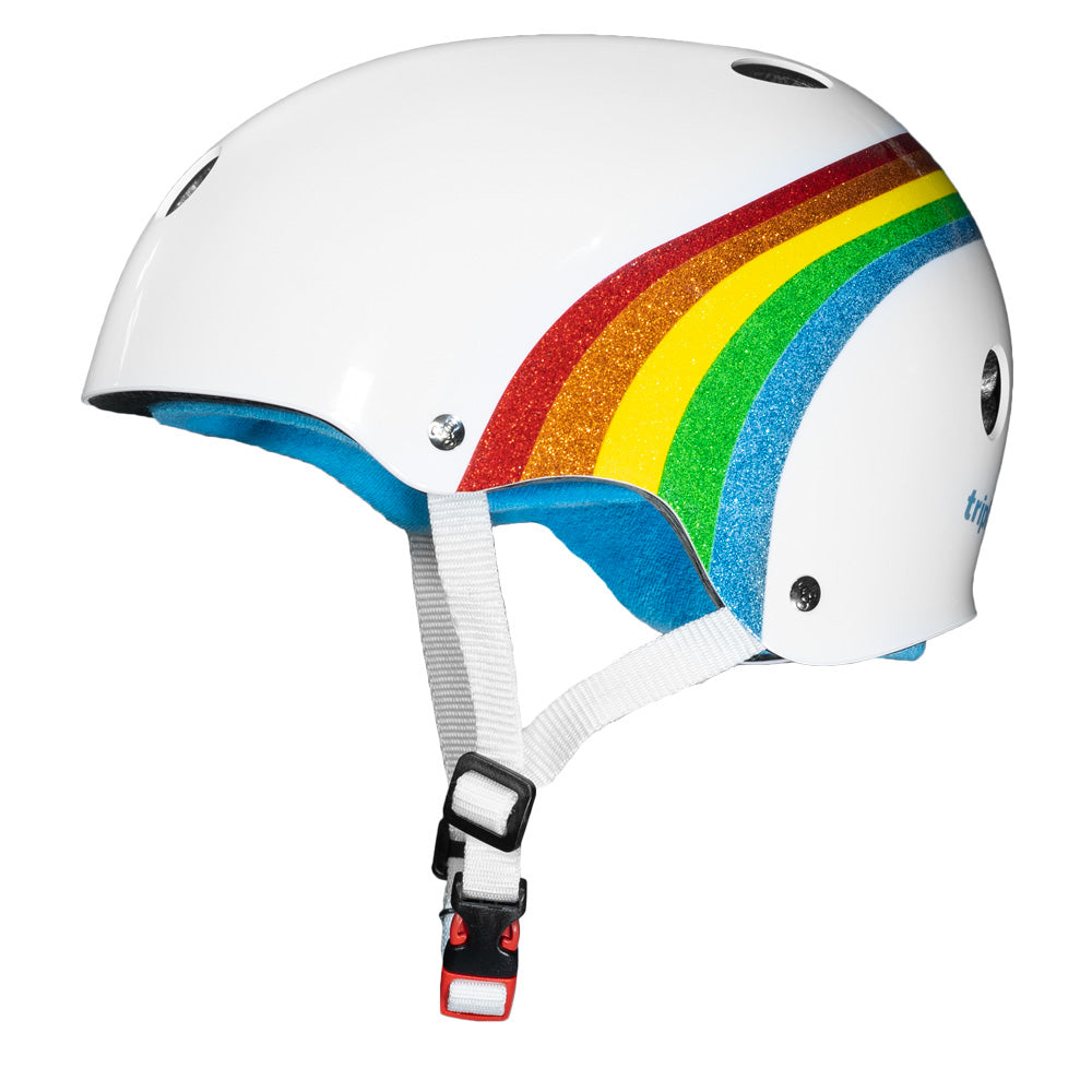 Triple 8 THE Certified Sweat Saver Helmet - Rainbow — TryFitCore