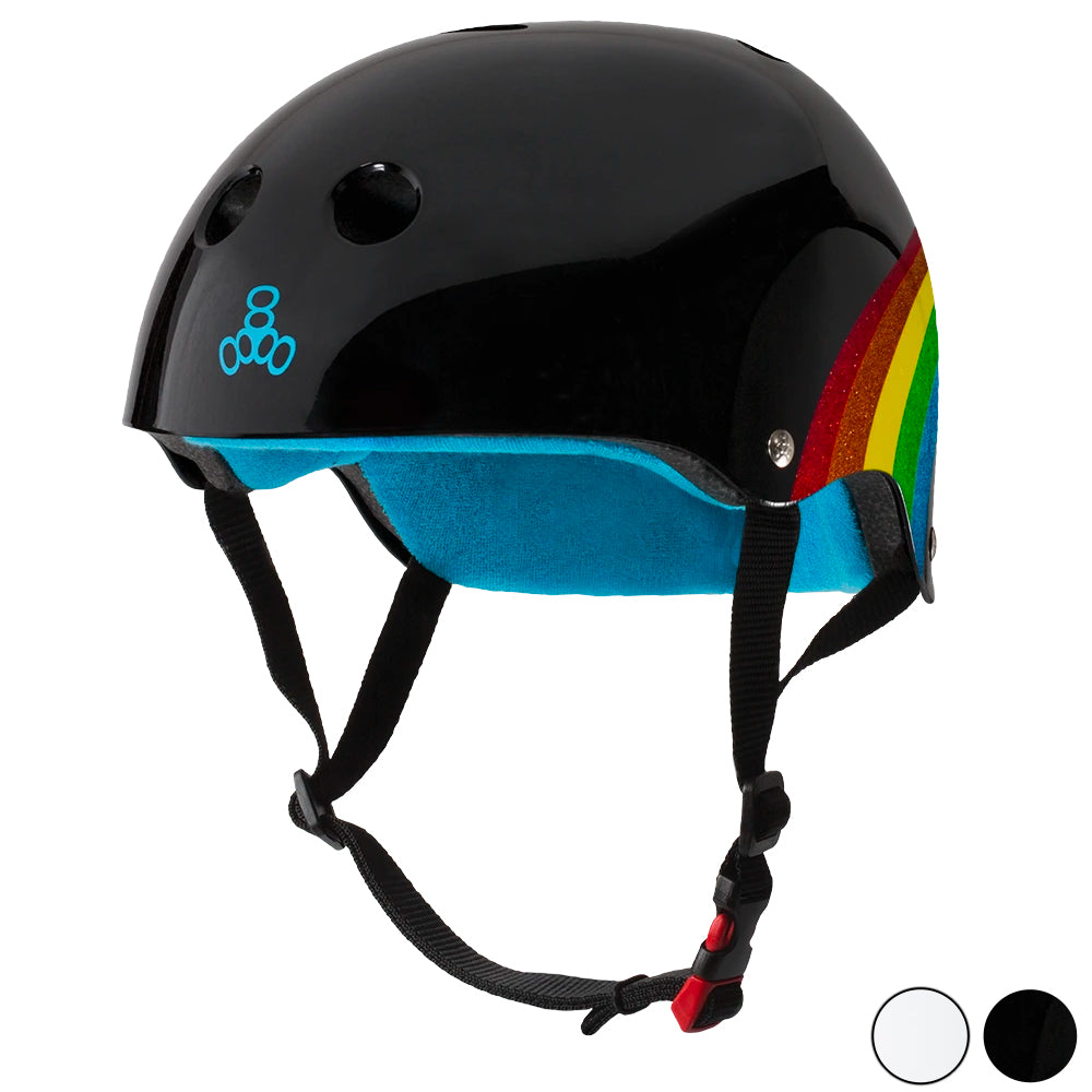 Triple 8 THE Certified Sweat Saver Helmet - Rainbow
