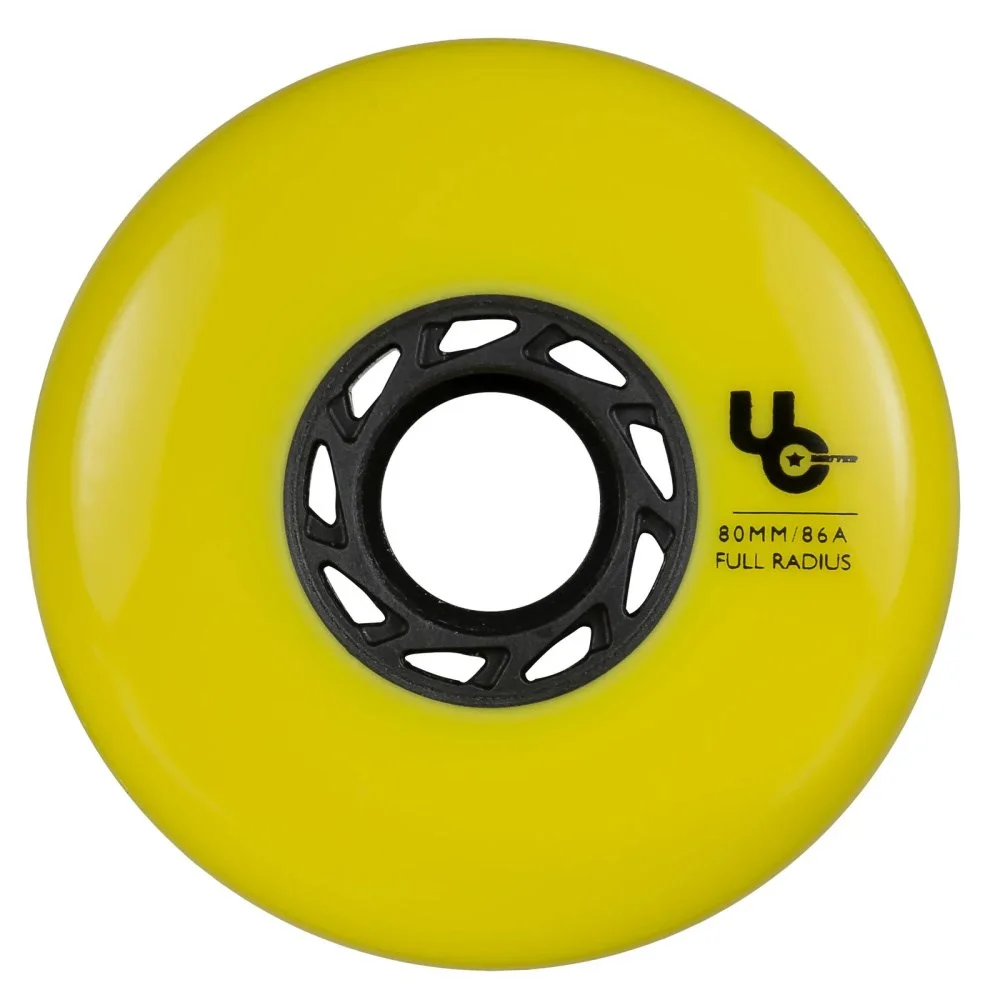 Undercover Team 80mm/86A Wheel Yellow  - 4pack — TryFitCore