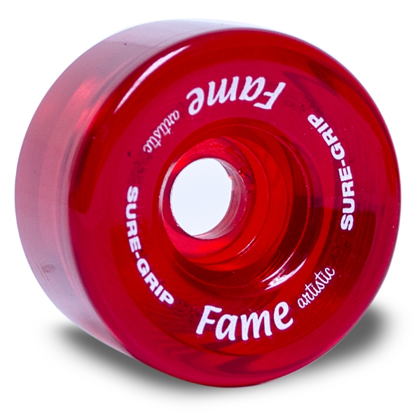 Sure Grip 57mm Fame Quad Wheel Clear -8 pack