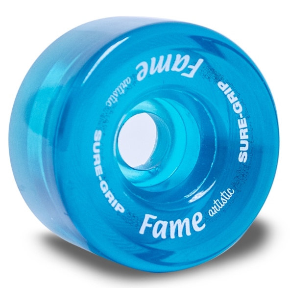 Sure Grip 57mm Fame Quad Wheel Clear -8 pack