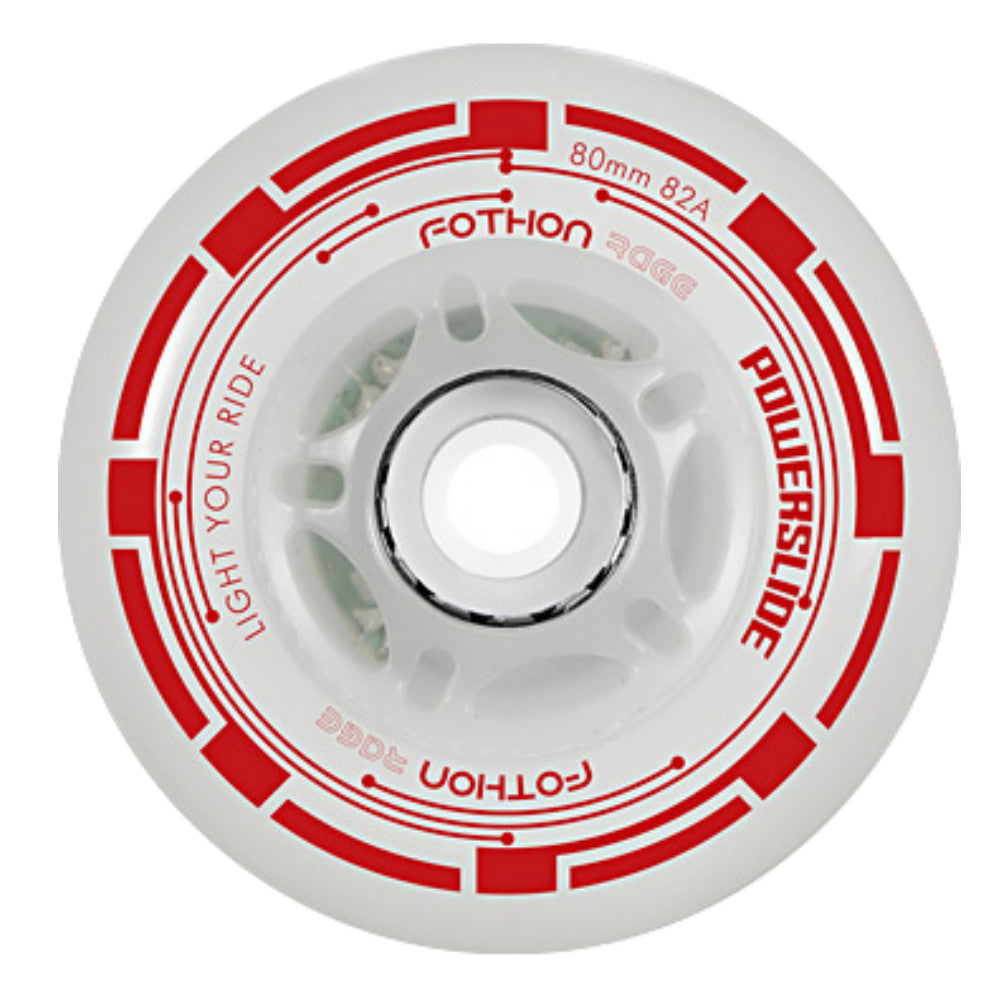 Powerslide Fothon LED 72mm Light Up Inline Skate Wheels - 4 pack — TryFitCore