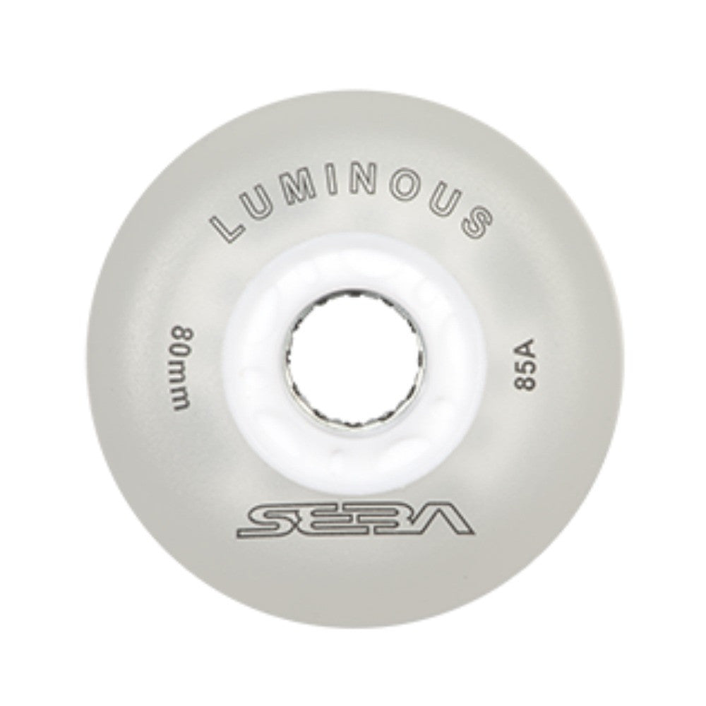 Seba Luminous 72mm Light Up Inline Skate Wheels - 4 pack