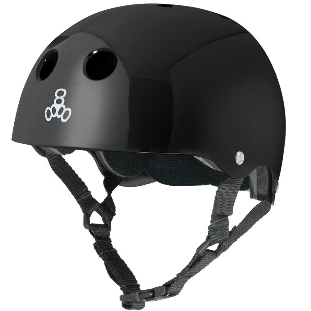 Triple 8 Sweatsaver GLOSSY Helmet — TryFitCore
